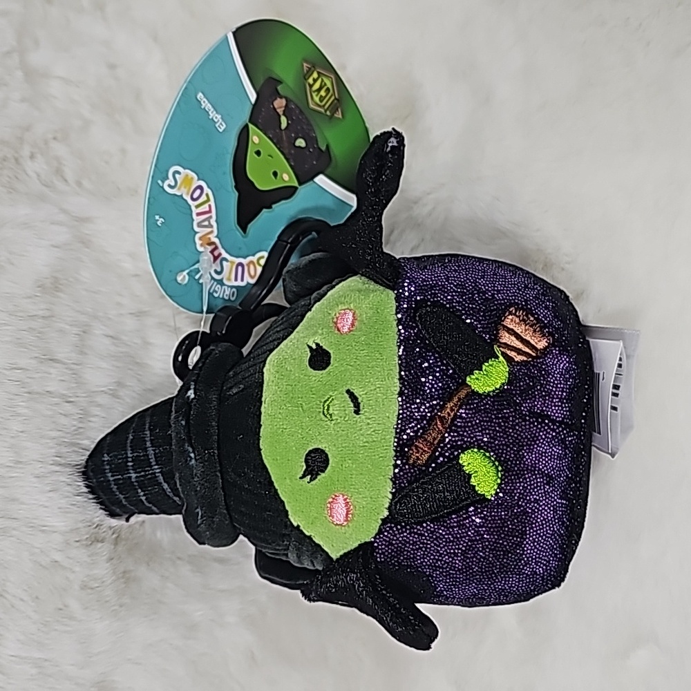 Squishmallows Elphaba Wicked Keychain 3.5"